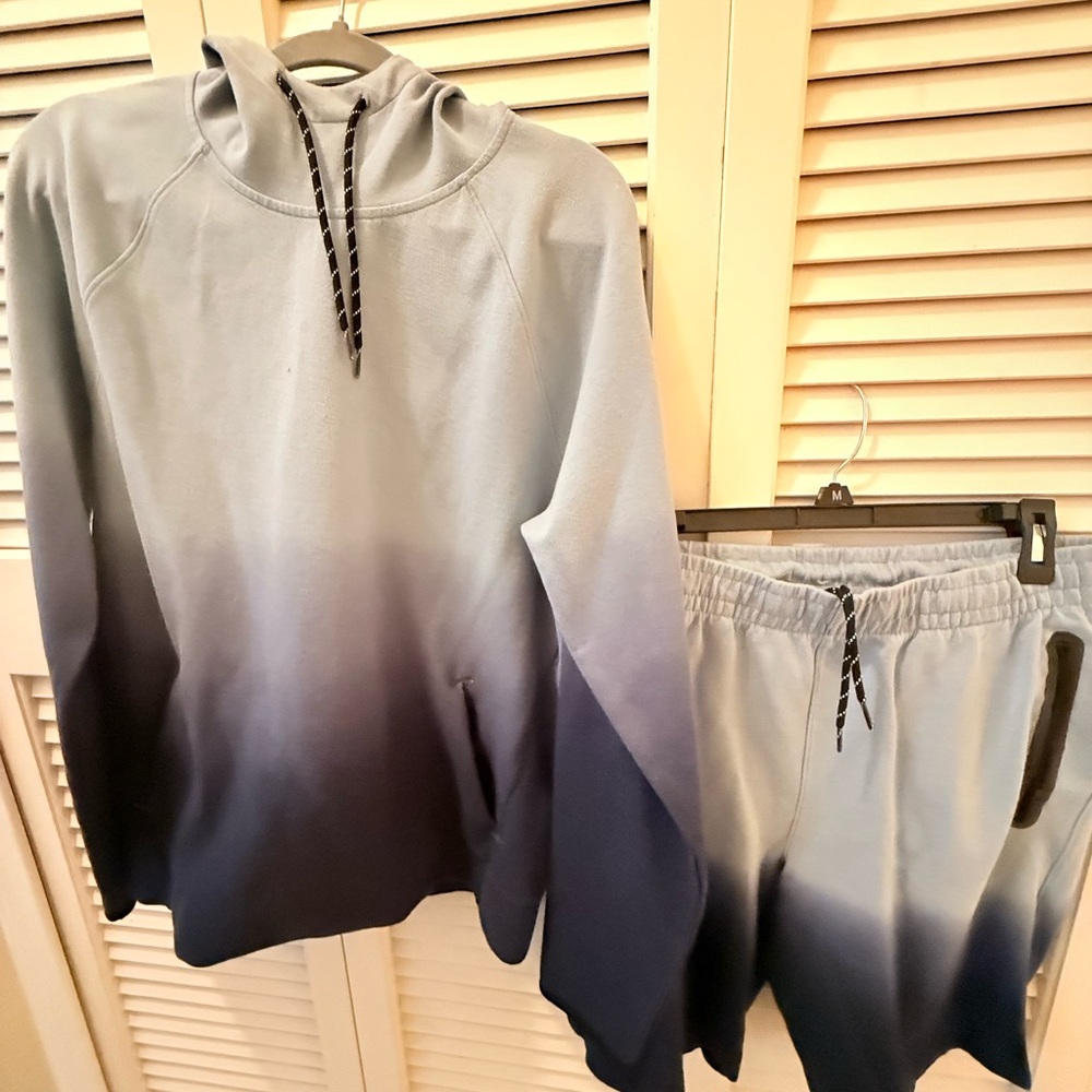 Old Navy Blue Athletic Shorts with Elastic Waistband